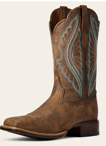 ARIAT WMNS PRIMETIME WESTERN  BOOT TACK ROOM BROWN