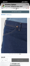 Load image into Gallery viewer, WRANGLER COWBOY CUT ORIGINAL FIT JEAN PREWASHED INDIGO