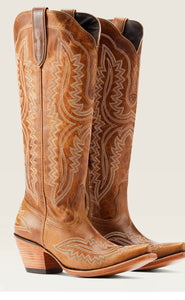 ARIAT WMNS CASANOVA TALL WESTERN  BOOT SHADES OF GRAIN