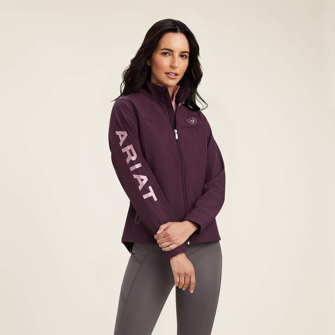 Ariat Women's New Team Softshell Jacket Mulberry Heather