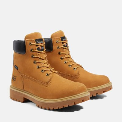 TIMBERLAND PRO MNS 6 INCH DIRECT ATTACH STEEL SAFETY TOE WORK BOOT