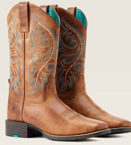 ARIAT WMNS ROUNDUP BACK ZIP  WESTERN BOOT