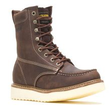 Load image into Gallery viewer, Wolverine Mens Loader 8 Inch Steel-Toe Wedge Boot Brown