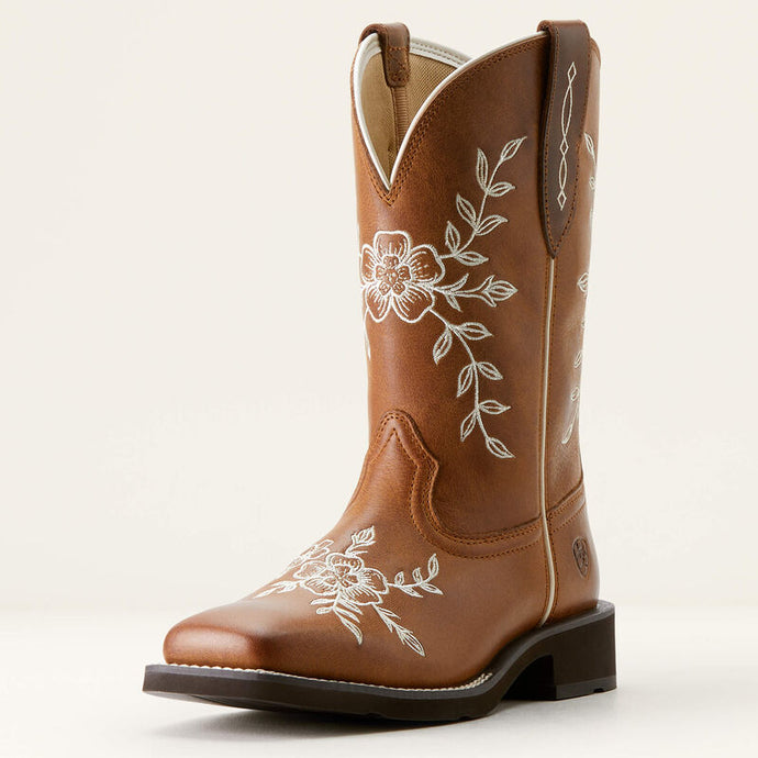Ariat Womens Flora Wide Square Toe Western Boot