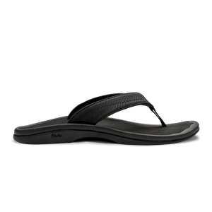 Ohana Womens Black Leather