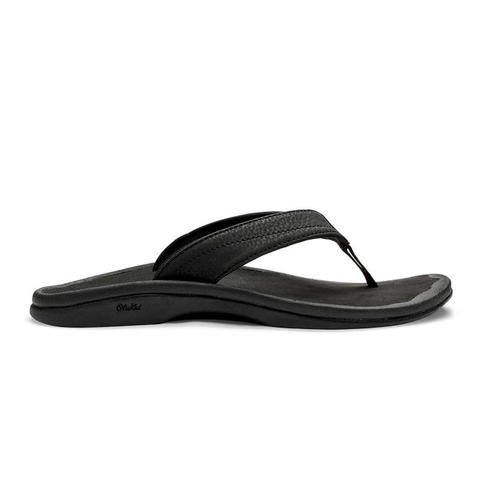 Ohana Womens Black Leather