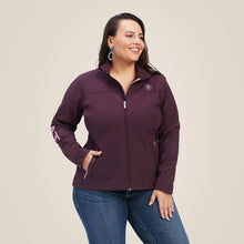 Load image into Gallery viewer, Ariat Women&#39;s New Team Softshell Jacket Mulberry Heather