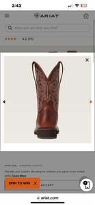 ARIAT WMNS DELILAH STRETCHFIT  WESTERN BOOT