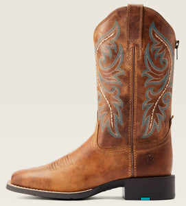 ARIAT WMNS ROUNDUP BACK ZIP  WESTERN BOOT