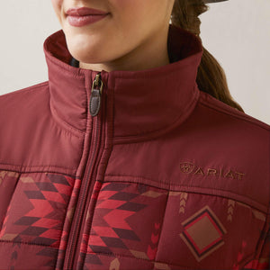 Ariat Women's Crius Insulated Jacket Burnt Rose Print