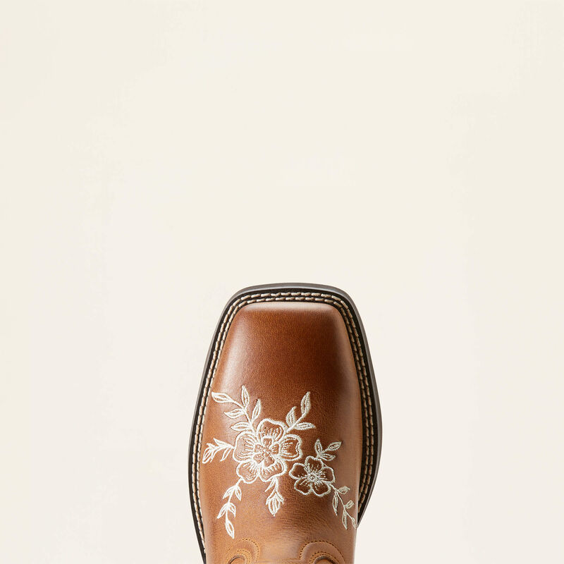 Ariat Womens Flora Wide Square Toe Western Boot