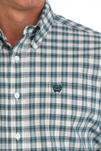 Load image into Gallery viewer, Cinch Men&#39;s Short Sleeve Plaid Button Down Western Shirt - Cream