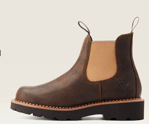 Ariat Womens Fatbaby Twin Gore Pull On Western Boot
