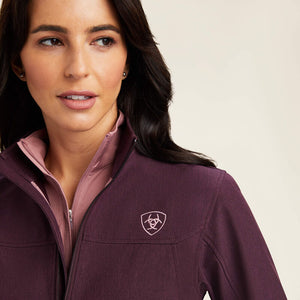 Ariat Women's New Team Softshell Jacket Mulberry Heather