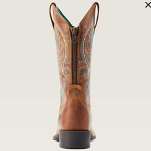 Load image into Gallery viewer, Ariat Womens Roundup Back Zip  Western Boot