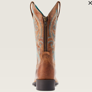 ARIAT WMNS ROUNDUP BACK ZIP  WESTERN BOOT