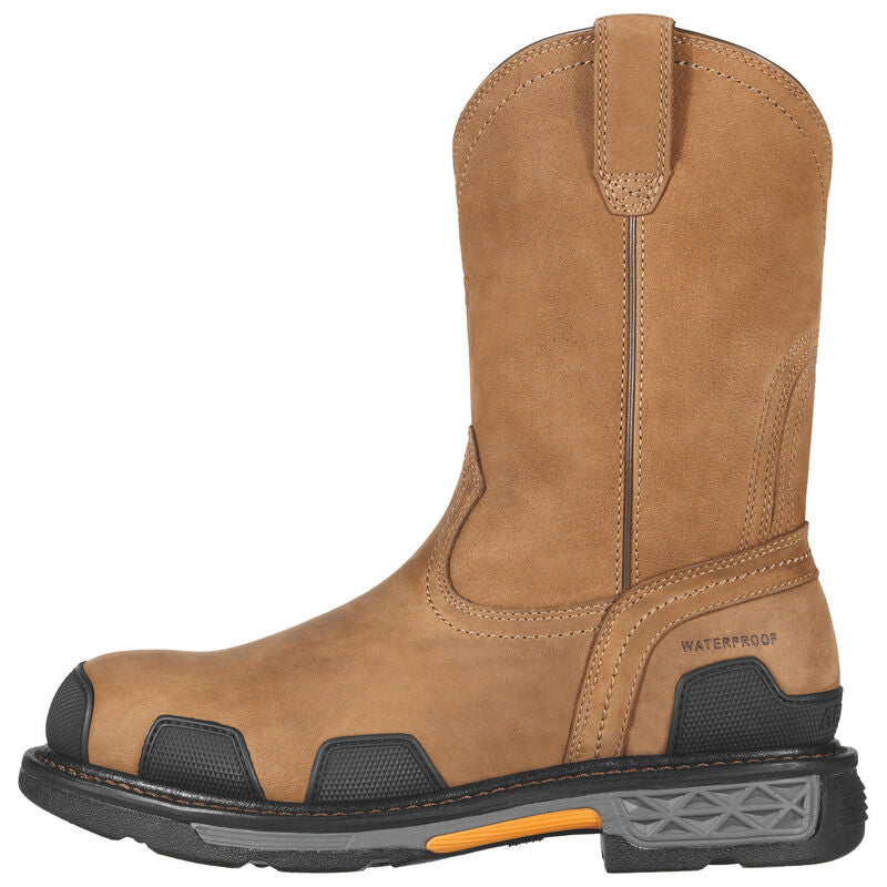 Ariat Men's OverDrive Pull-On Waterproof Composite Toe Work Boot