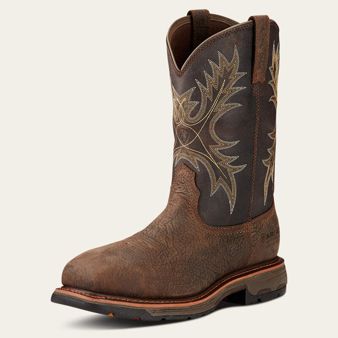 Ariat Mens WorkHog Waterproof Composite Toe Work Boot