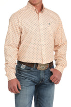 Load image into Gallery viewer, Cinch Men&#39;s Geometric Print Button Down Western Shirt - Orange