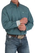 Load image into Gallery viewer, Cinch Men&#39;s Medallion Print Button Down Western Shirt - Green