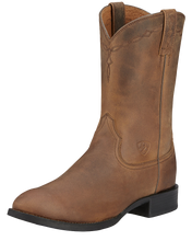 Load image into Gallery viewer, ARIAT MNS HERITAGE ROPER WESTERN BOOT TIMBER BROWN