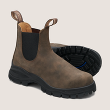 Load image into Gallery viewer, BLUNDSTONE WMNS CHELSEA BOOT WITH LUG SOLE RUSTIC BROWN