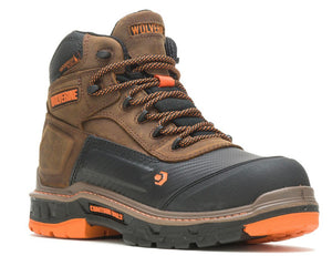 WOLVERINE MEN’S OVERPASS CARBONMAX 6 INCH SAFETY TOE WORK BOOT