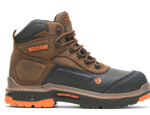 WOLVERINE MEN’S OVERPASS CARBONMAX 6 INCH SAFETY TOE WORK BOOT