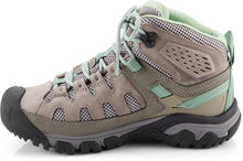 Load image into Gallery viewer, Keen Outdoor 1018589 KEEN Targhee Vent Mid Hiking Boots - Women&#39;s Targhee III Mid Waterproof Hiking Shoe Fumo Green
