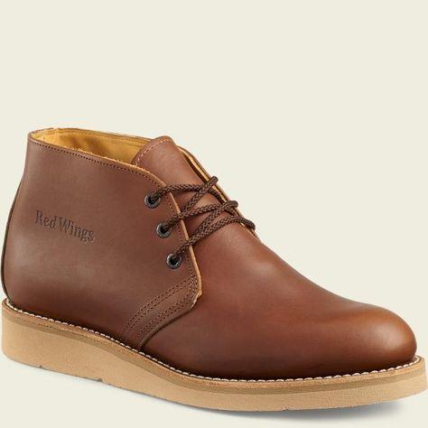 Red Wing Men's Traction Red Chukka Soft Toe Heritage Boot